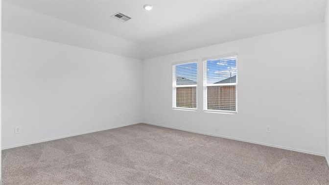 Empty room, Interior, Recessed Lighting