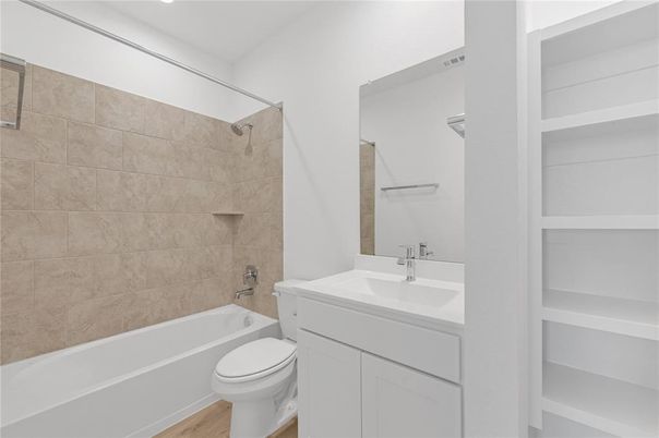 Bathroom, Interior, Wood Texture Flooring