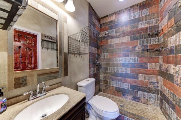 Bathroom, Interior, Recessed Lighting