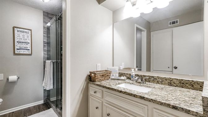 Bathroom, Interior, Wood Texture Flooring