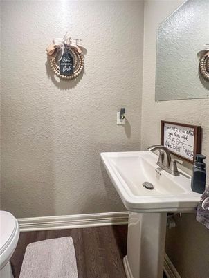 Bathroom, Interior, Wood Texture Flooring