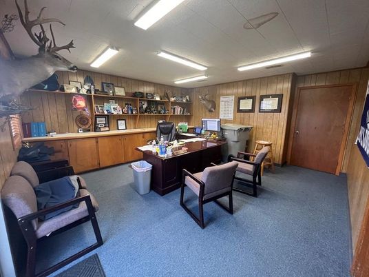 Home Office, Interior, Wooden Walls