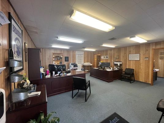 Home Office, Interior, Wooden Walls