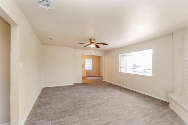 Empty room, Interior, Wood Texture Flooring