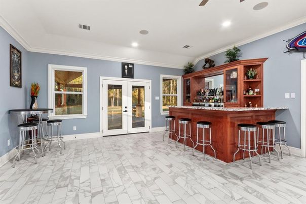 Interior, Marble, Recessed Lighting