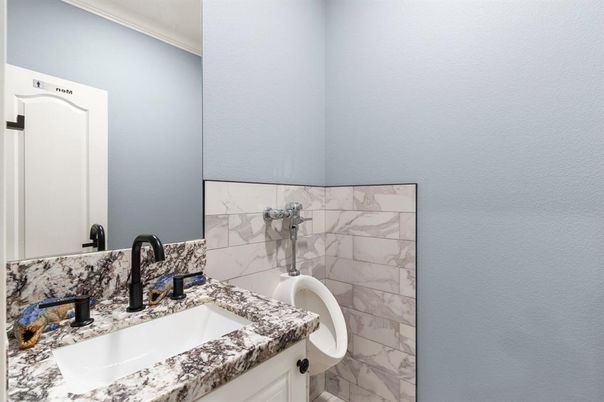 Bathroom, Interior, Marble Walls