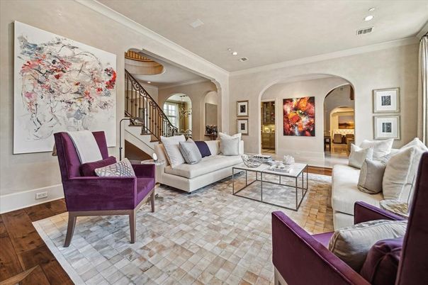 Interior, Living room, Recessed Lighting
