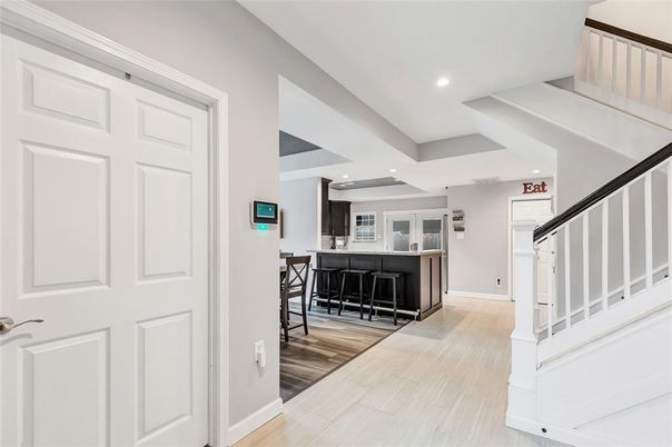Interior, Recessed Lighting, Wood Texture Flooring