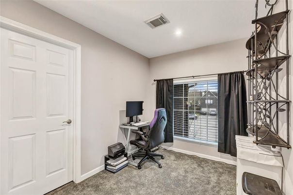 Home Office, Interior, Recessed Lighting