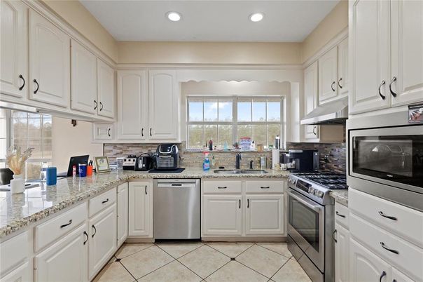 Interior, Kitchen, Recessed Lighting, Stainless Steel Appliances