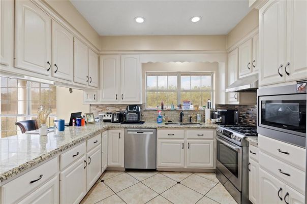 Interior, Kitchen, Recessed Lighting, Stainless Steel Appliances