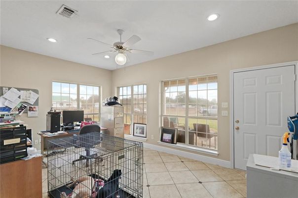 Home Office, Interior, Recessed Lighting