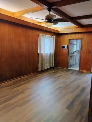 Empty room, Interior, Wooden Beams, Wood Texture Flooring, Wooden Walls