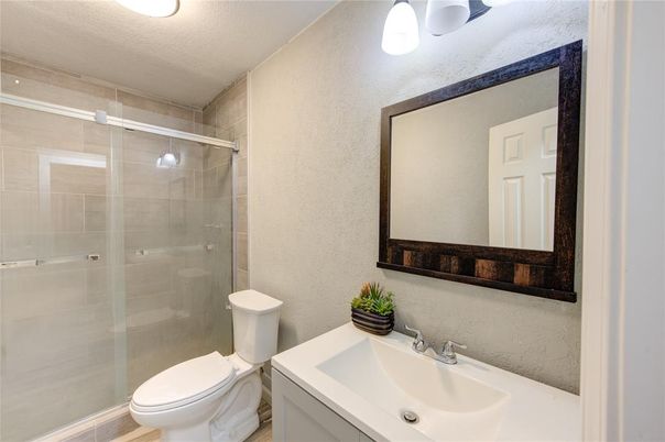 Bathroom, Glass Shower, Interior
