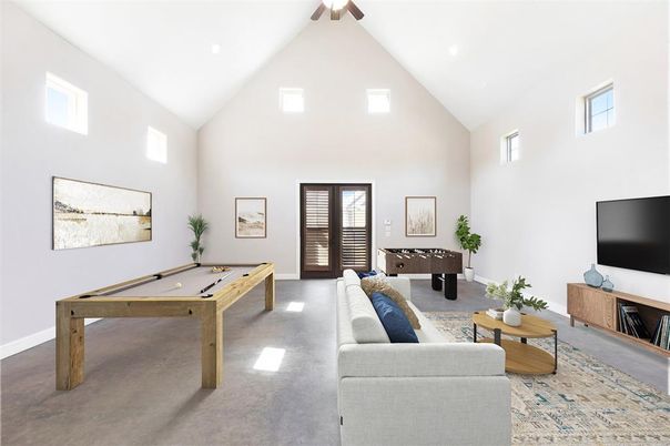 Billiard Table, Game Room, Interior, Living room