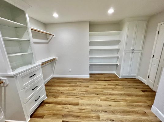 Interior, Recessed Lighting, Walk-in Closets, Wood Texture Flooring