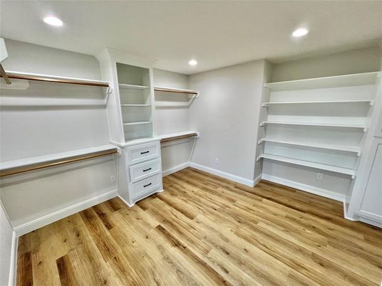 Interior, Recessed Lighting, Walk-in Closets, Wood Texture Flooring