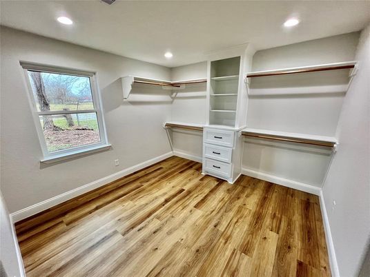 Interior, Recessed Lighting, Walk-in Closets, Wood Texture Flooring