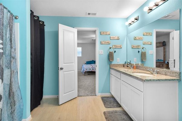 Bathroom, Interior, Wood Texture Flooring