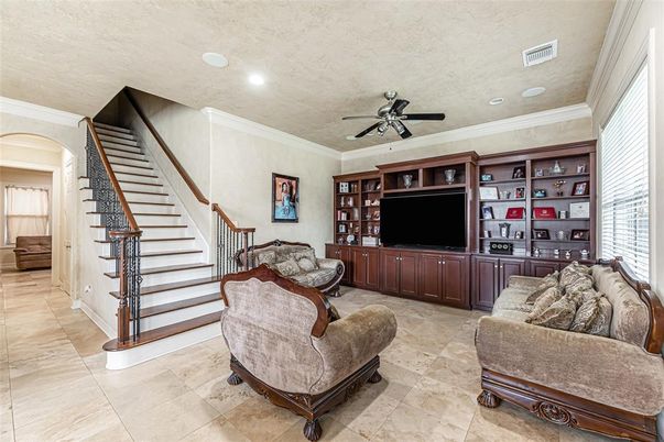 Interior, Living room, Recessed Lighting