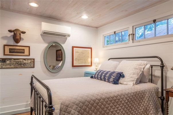 Bedroom, Interior, Recessed Lighting, Wooden Ceilings