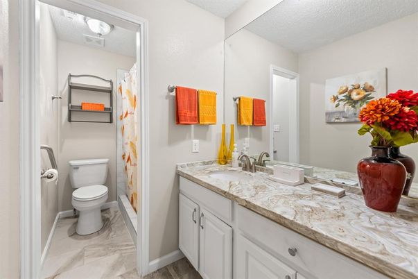 Bathroom, Dual Sink Vanities, Interior, Marble