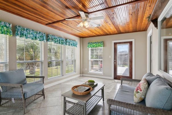 Interior, Living room, Wooden Ceilings