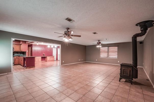 Empty room, Interior, Kitchen