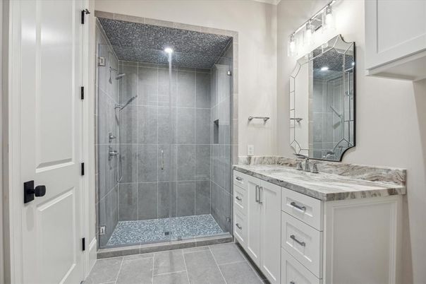 Bathroom, Glass Shower, Interior