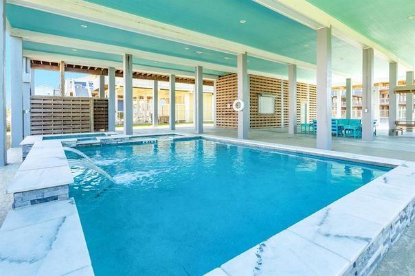 Interior, Pool, Stone Walls