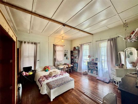Bedroom, Interior, Wood Texture Flooring