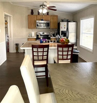 Interior, Kitchen, Wood Texture Flooring
