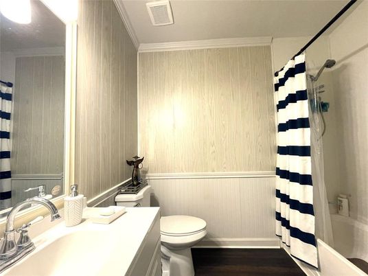 Bathroom, Interior, Wood Texture Flooring
