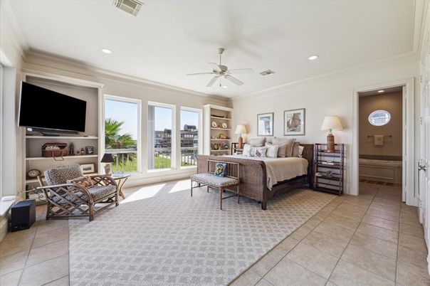 Bedroom, Interior, Recessed Lighting