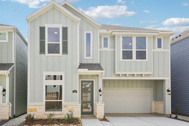 Attached, Exterior, Facade, Rowhouse