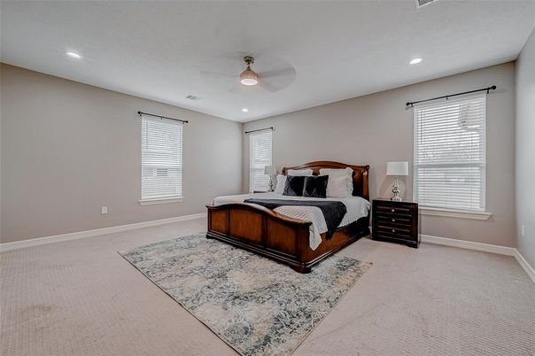 Bedroom, Interior, Recessed Lighting