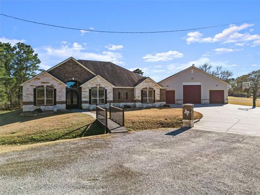 Backyard, Detached Garage, Exterior, Facade, Brick Traditional