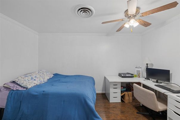 Bedroom, Home Office, Interior, Wood Texture Flooring