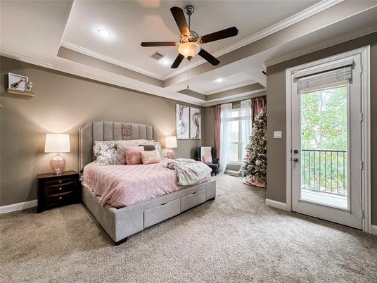 Bedroom, Interior, Recessed Lighting