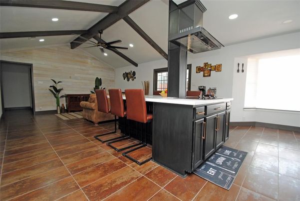 Interior, Recessed Lighting, Wooden Beams