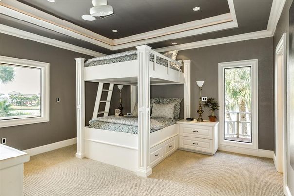 Bedroom, Interior, Recessed Lighting