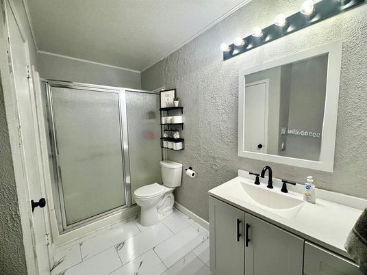 Bathroom, Glass Shower, Interior