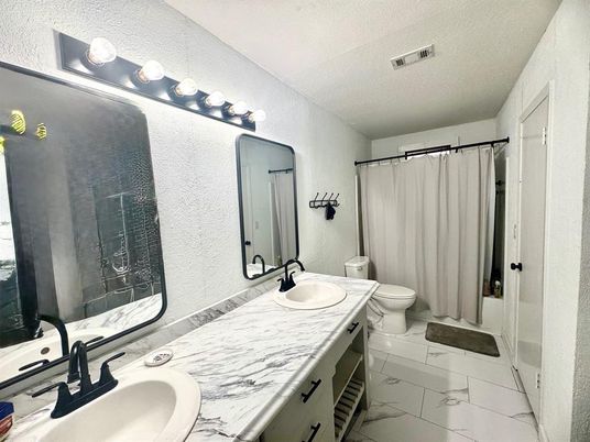 Bathroom, Dual Sink Vanities, Interior, Marble