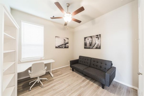 Home Office, Interior, Wood Texture Flooring