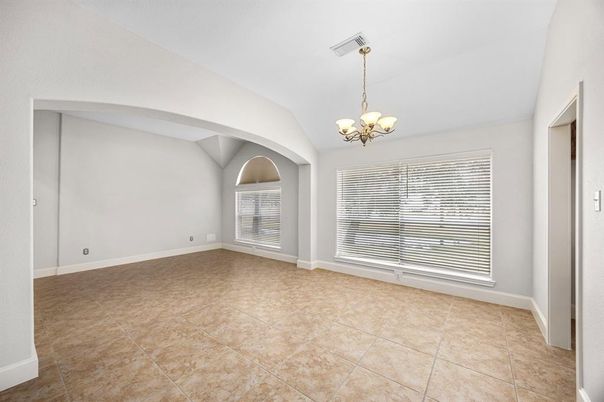 Chandelier, Empty room, Interior
