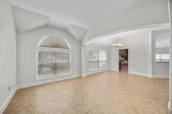Chandelier, Empty room, Interior