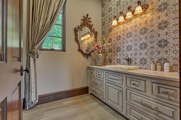 Bathroom, Interior, Wood Texture Flooring