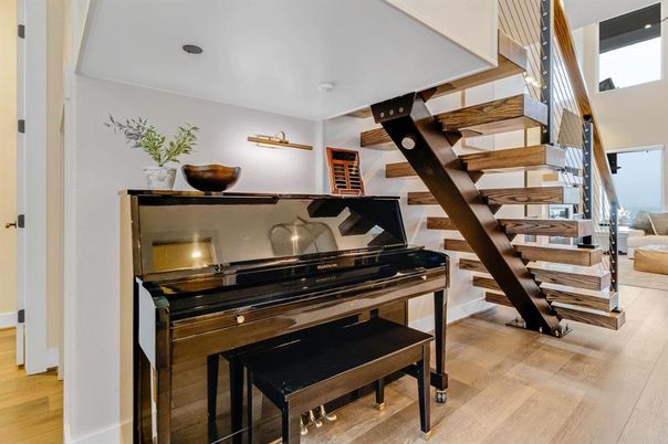Interior, Piano, Wood Texture Flooring