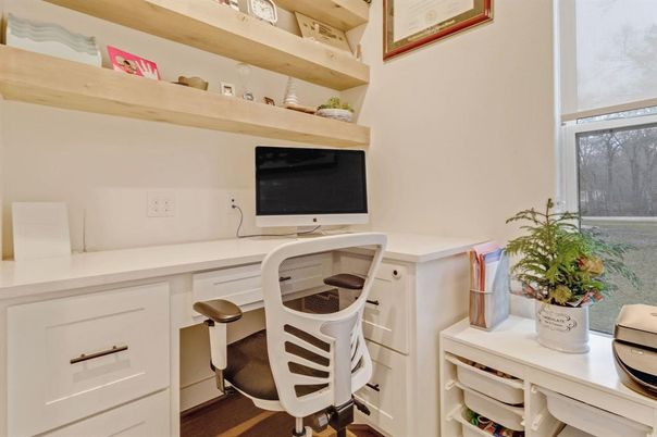 Home Office, Interior, Wood Texture Flooring