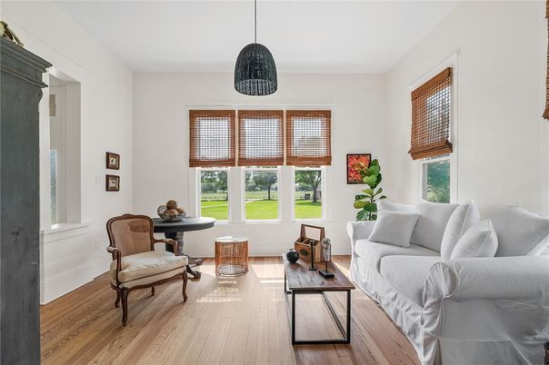 Interior, Living room, Pendant Lights, Wood Texture Flooring